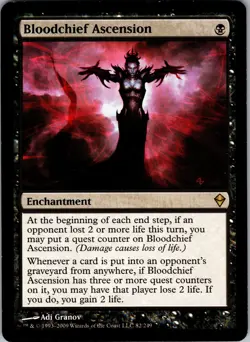 Bloodchief Ascension Zendikar Rare NM Magic: The Gathering 82 Normal - Image 1