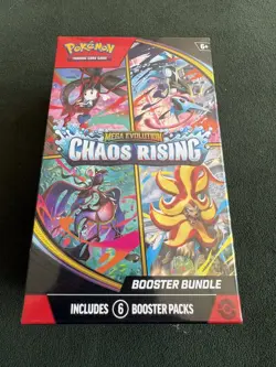 Pokemon TCG 💦 Mega Evolution: Chaos Rising 💦 Booster Bundle - NEW & SEALED - Image 1