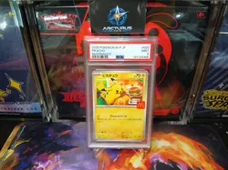 Pokemon McDonald's Japanese -PSA 9 GEM Mint Pikachu McDonald's 020 Burger Promo - Image 1