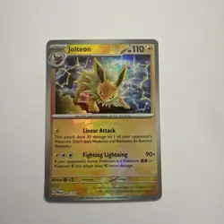 Pokemon Jolteon 029/131 Prismatic Evolutions Master Ball Reverse Holo Rare NM - Image 1