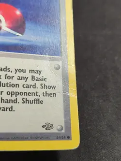 Pokemon TCG Poke Ball Jungle 64/64 Regular Wizards Base Set 1st Edition Trainer - Image 2