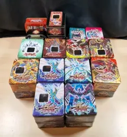 Yugioh Yu-Gi-Oh Collectible Tin Bundle 30+ Empty Tins See Pictures - Image 1