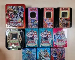 Yugioh Yu-Gi-Oh Collectible Tin Bundle 30+ Empty Tins See Pictures - Image 4
