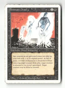 Animate Dead Revised Edition # Magic the Gathering - Image 1