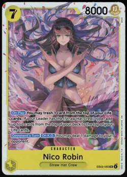 Nico Robin EB03-055 - SR - One Piece Heroines Edition One Piece TCG NM - Image 1