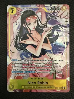 Carte One Piece Card Game EB03-055 SR ★ Nico Robin ALT Foil [FR] TCG EB03 NM - Image 1
