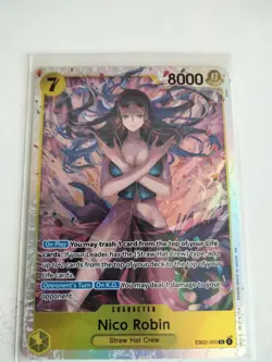 Nico Robin EB03-055 SR Heroine Edition ENGLISH One Piece TCG - Image 1