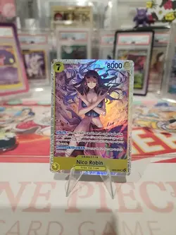 Nico Robin EB03-055 SR Foil English One Piece TCG Card Near Mint - Image 1