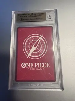 9.5 DODGERS X ONE PIECE MONKEY D LUFFY PROMO CARD EB02-010 - Image 2