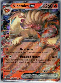 Ninetales ex 038/165 SV: Scarlet & Violet 151 - Pokemon Card - NM - Image 1