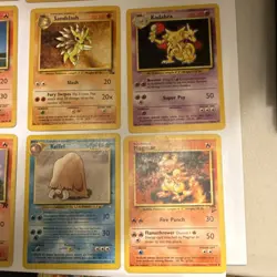 Pokemon TCG Brock's Geodude Graveler Vulpix Ponyta Sandslash Kadabra 9-Card Lot - Image 4