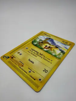 Pokemon Pikachu 124/165 Expedition Base Set 2002 WOTC Vintage e-Reader Card - Image 3