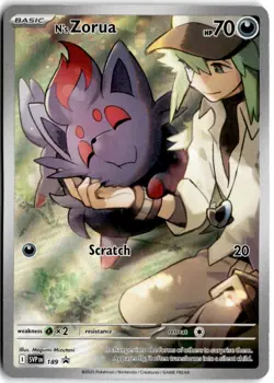 N's Zorua - Promo SV: Scarlet & Violet Promo Cards 189 NM - Image 1