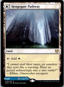 Hengegate Pathway 260 Rare Kaldheim Magic: The Gathering Near Mint - Image 1