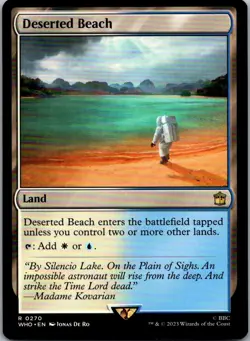 Deserted Beach 270 Rare Universes Beyond: Doctor Who Magic: The Gathering NM - Image 1