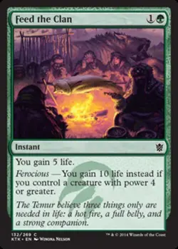 Feed the Clan - Lightly Played, English - Image 1