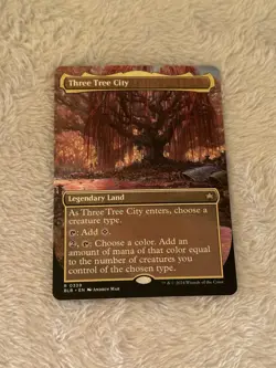 Three Tree City (Borderless) (0339) Bloomburrow Regular - Image 1