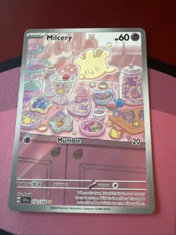 Pokemon TCG Milcery 152/142 Stellar Crown Illustration Rare - Image 1