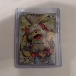 Pokemon Hisuian Growlithe 181/167 IR Full Art Holo SV06 ENG 2024 80 HP - Image 1