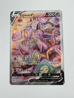 Pokemon Tcg Espeon V Alternate Full Art 180/203 Evolving Skies - Image 2