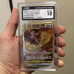 Pokemon TCG CGC Graded Japanese Holo Lot Alakazam ex Flareon GX Gengar VMAX - Image 2