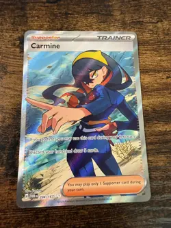 Carmine Full Art 204/167 Sv06: Twilight Masquerade Pokemon T - Image 1