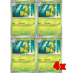 Pokemon TCG 4x Bayleef 009/132 Mega Evolution Playset NM - Image 1