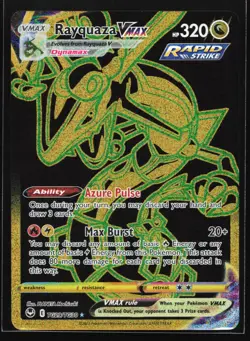 Pokemon Rayquaza VMAX TG29 Silver Tempest Gold Secret Rare Full Art Holo NM - Image 1