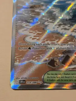 Surfing Beach Full Art - ME04: Chaos Rising 114/086 Pokemon TCG NM - Image 4