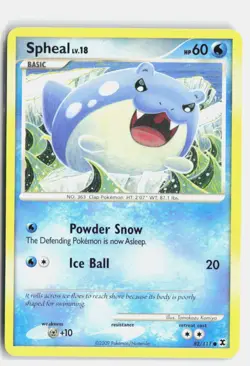 Spheal 82/111 Rising Rivals Common Pokemon NM - Image 1