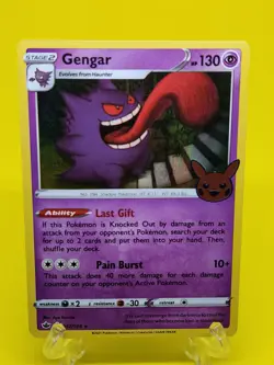 Gengar 057/198 Holo Trick or Trade BOOster 2022 Halloween Pokemon - Image 1