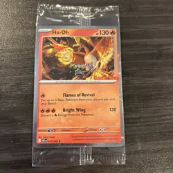 GameStop Stamped PROMO Ho-Oh 010/086 Pokemon TCG trading card SEALED - Image 1