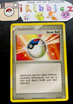 Great Ball 92/112 NM Fire Red Leaf Green Pokemon Card. Free Tracked Shipping! - Image 1