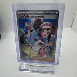 Pokemon TCG Rosa Encouragement Trainer Card 114/088 Perfect Order Trainer - Image 1