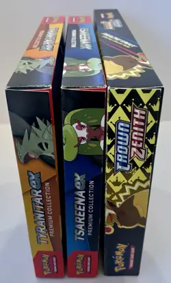 Pokemon Tyranitar EX Box, Tsareena EX Box, & Pikachu VMax Box-Factory Sealed New - Image 4