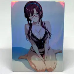 Neon Genesis Evangelion Mari Makinami Goddess Anime Waifu ACG Foil Card - Image 1