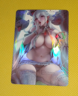 Bowsette HS Mario GODDESS Holo Waifu Beauty Anime Card Mario - Image 1