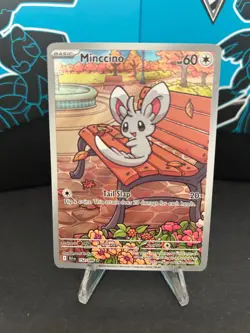 2025 Minccino IR 152/086 SV: Black Bolt English PACK FRESH NM Pokemon TCG - Image 1
