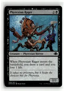 2023 MTG DMR Phyrexian Rager C Foil Creature #99 - Image 1