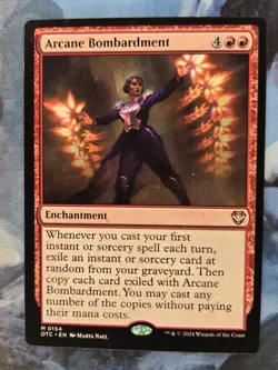 Arcane Bombardment | Commander: Outlaws of Thunder Junction | M0154 NM MTG Magic - Image 1