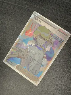 Siebold Pokemon 198/198 Chilling Reign Ultra Rare Full Art Trainer Holo NM-MINT - Image 3