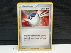 Pokemon Great Ball EX FireRed & LeafGreen 92/112 Reverse Holo NM - Image 1