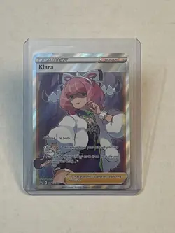 Pokemon TCG Klara SWSH302 Sword & Shield Black Star Promo Holo 2023 - Image 1