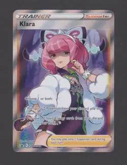 Klara Full Art SWSH302 Holo Pokemon Black Star Promo - Image 1