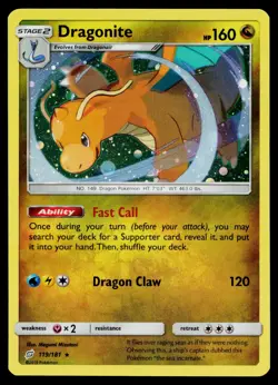 Dragonite 119/181 Cosmo Holo Promo Pokemon Near Mint - Image 1