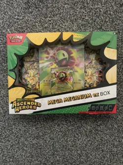 Pokemon TCG Mega Evolution Ascended Heroes Mega Meganium EX Box ✅FAST DELIVERY✅ - Image 1