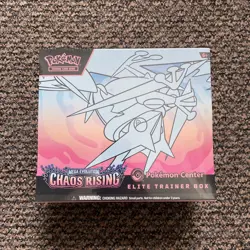 Pokemon Center Chaos Rising Elite Trainer Box ETB - Brand New Sealed ✅ - Image 1