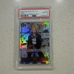 2025 One Piece Carrying On Will Sabo Secret Rare Manga Japanese #OP13-120 PSA 10 - Image 1