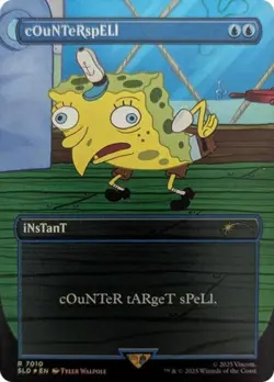 MTG English cOuNTeRspELl (7010) (Rainbow Foil) NM Foil Secret Lair - Image 1