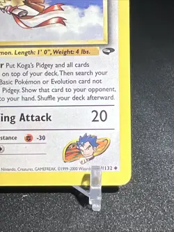 Kogas Koga’s Pidgey 49/132 - Gym Challenge - Pokemon Card TCG 2000 - Image 4